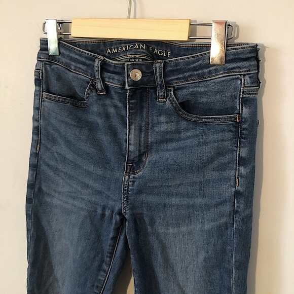 American Eagle Blue Skinny Jeans - Picture 2 of 3